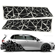 Dreiecke 2er Set Camouflage Auto Aufkleber Sticker Dekor Seitenaufkleber Dreieck