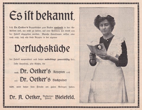 Oetker werbung reklame - dr.,