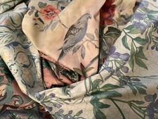Vintage stoffe vogel slow - "vogel",