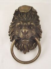 LÖWE TÜR KLOPFER BRONZE