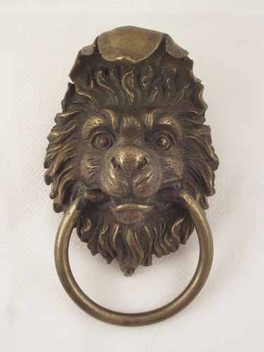 Löwe tür klopfer - klopfer, bronze