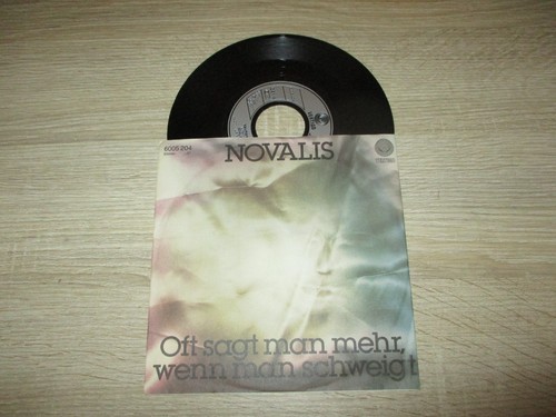 Novalis oft sagt - oft, man