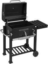 Holzkohlegrill BBQ Smoker Gartengrill Grillwagen Terrasse 8135blk