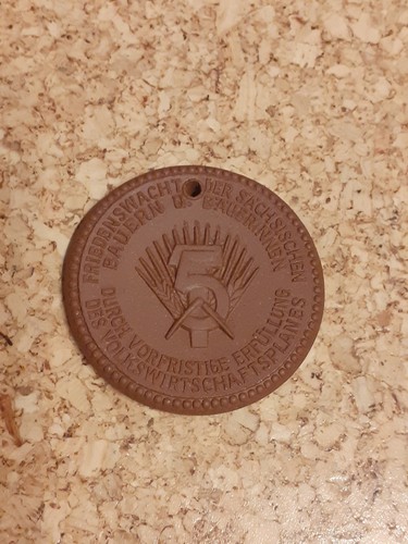 Porzellan medaillen ddr - medaillen,