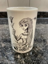 Cafe Luipold München Porzellan Sternzeichen Becher Zahnbecher Jungfrau wie NEU