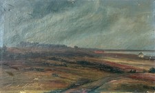 Ölbild Stürmischer Tag am