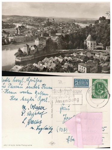 Passau antike ansichtskarte - passau,