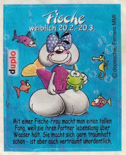 Ferrero duplo sticker - ferrero, diddl