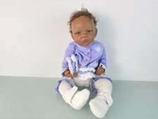 Künstlerpuppe Waltraud Hanl Vinyl Puppe 53 cm. Top Zustand