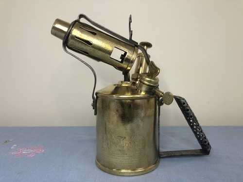 Vintage messing blaslampe - vintage,