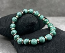 17 cm Natur Malachit Armband 8