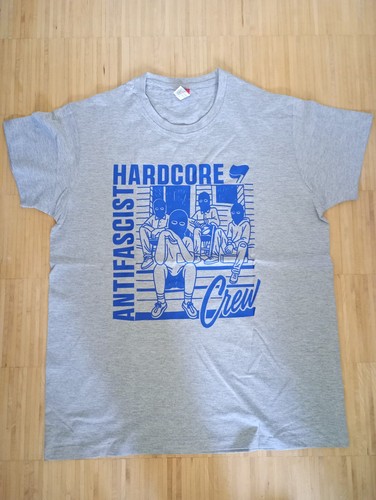 Hardcore antifa crew - crew, t-shirt