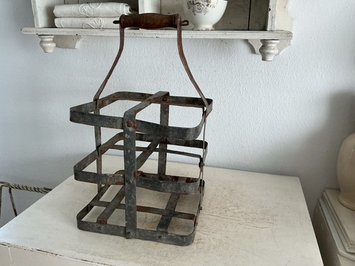 Alter flaschenkorb shabby - flaschenkorb,