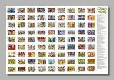 James Rizzi ▪ Farboffsetlitho ▪ 81 Rizzi Prints on the wall ▪ 1991 Los Angeles