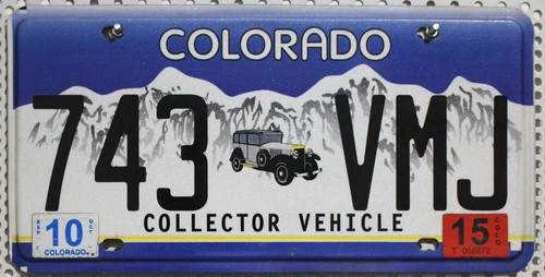 Colorado nummernschild usa - nummernschild,