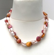 Perlen Collier Biwa Perlen und
