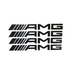 amg 4x logo Aufkleber AMG Emblem Sticker Bremssattel -Türgriff Felgen Benz