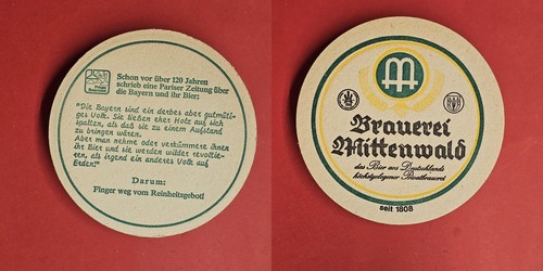 Brauerei mittenwald finger - mittenwald,