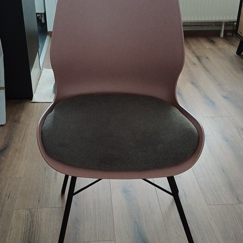 Stuhl rosa grau gepolstert - rosa/grau,