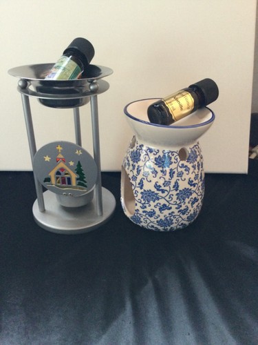 Aromalampen blau weiss und - 2,