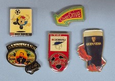 Pins Anstecker Konvolut Guinness - Fuji - CocaCola - 5 Stück