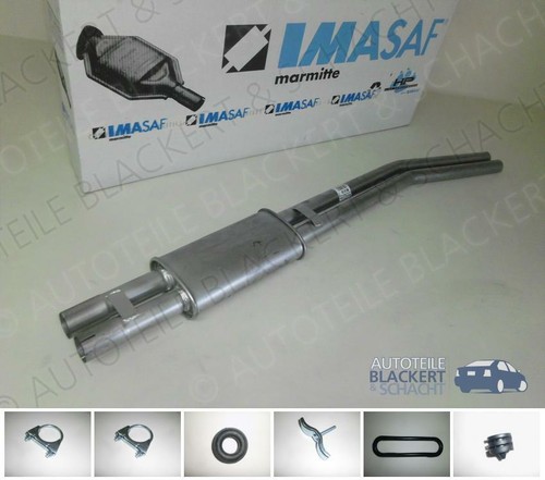 Imasaf auspuff mitteltopf - imasaf,