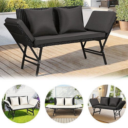 Gartenbank rattanlounge - gartenbank,