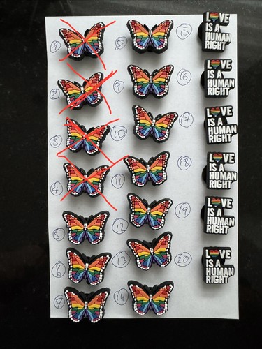Lgbtq crocs pins anstecker - -,