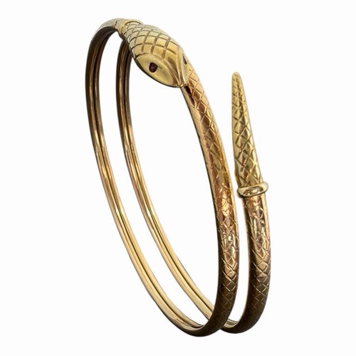 375 gold armreif schlangenreif - gold,