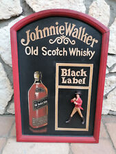 Johnni Walker Old Scotch Whisky Werbung Schild Holzschild 40x60 cm