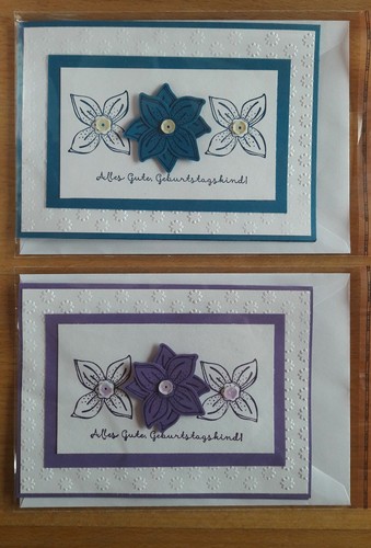 Geburtstagskarte stampin up - 1.,