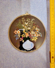 Vintage Gemälde Bild Glas