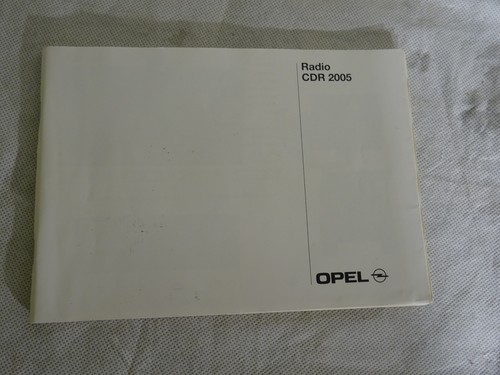Opel radio cdr 2005 - radio,