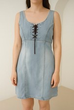 Vintage Jeanskleid Country