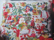 Stickvorlage Buntstickerei "Nikolaus - Nostalgie" mit Bügelbogen