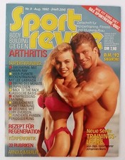 SPORT REVUE 8/1992 #284 inkl. Poster (Bodybuilding, Arnold Schwarzenegger)