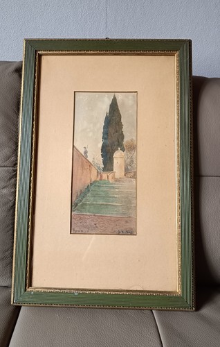 Gemälde rom altes aquarell - gemälde,