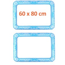 1 oder 2 aufblasbare blaue