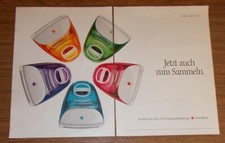 Seltene Werbung APPLE iMac - Jetzt in 5 Geschmacksrichtungen - Zum Sammeln 1999