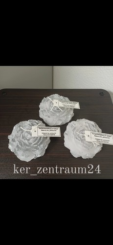 Pfingstrosen kerze weiß - kerze,