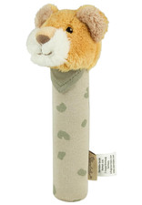 Sterntaler Stabgreifling Löwe Leo - Weicher Flausch und Jersey - Integrierte Qui