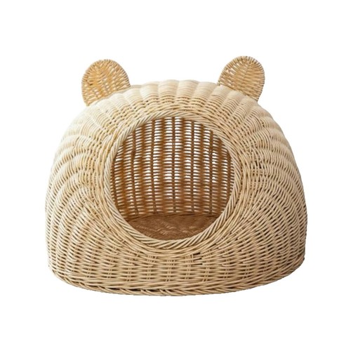 Geflochtenes katzenbett - geflochtenes,