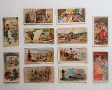 12 alte Kaufmannsbilder