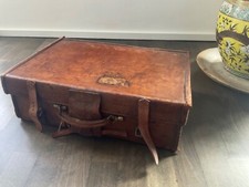 Orig. Englischer Lederkoffer, ca.1920, innen renoviert, Vintage, Oldtimer, edel