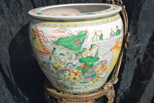 Sehr große porzellan fishbowl - sehr, porzellan-fishbowl