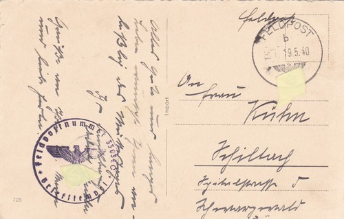 1940 deutsches reich - ak, deutsches-reich