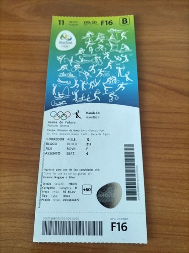 Used ticket olympic 08 - ticket, 11.08