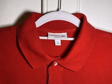 🐊 Lacoste Poloshirt Hemd Classic Fit Rot Baumwolle Logo Herren