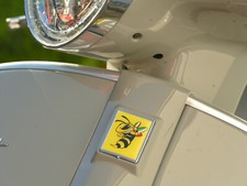 Vespa emblem kaskade aufkleber - vespa,