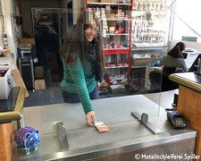 Echt Glas Gesichtsschutz